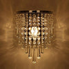 Elegant Gold Crystal Wall Light Fixture