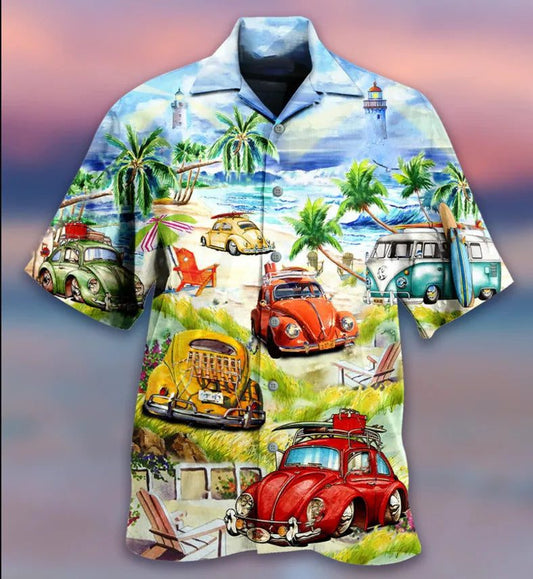 Trendy 3D Print Hawaiian Shirts for Men