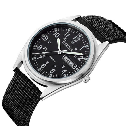 Unisex Luminous Dial Military Sports Quartz Watch