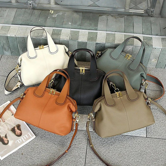 Genuine Leather Crossbody Handbags for Women 2024