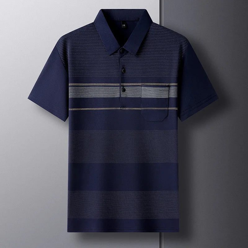 2024 Summer Men's Thin Pocket Polo Shirt