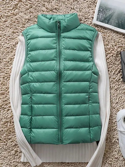 Women Lightweight Duck Down Puffer Vest