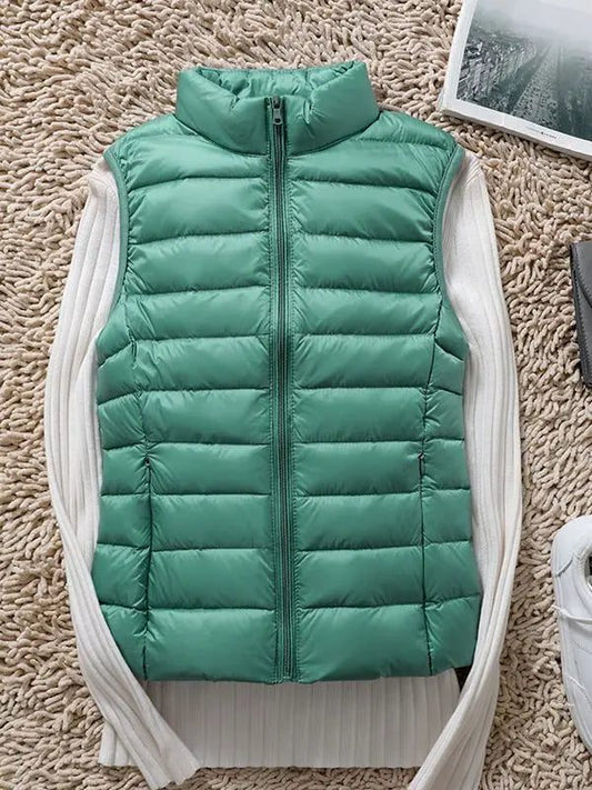 Women Lightweight Duck Down Puffer Vest