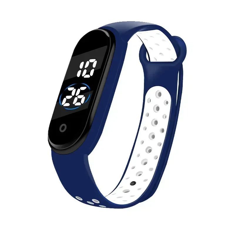 Waterproof LED Digital Sports Watch for Kids