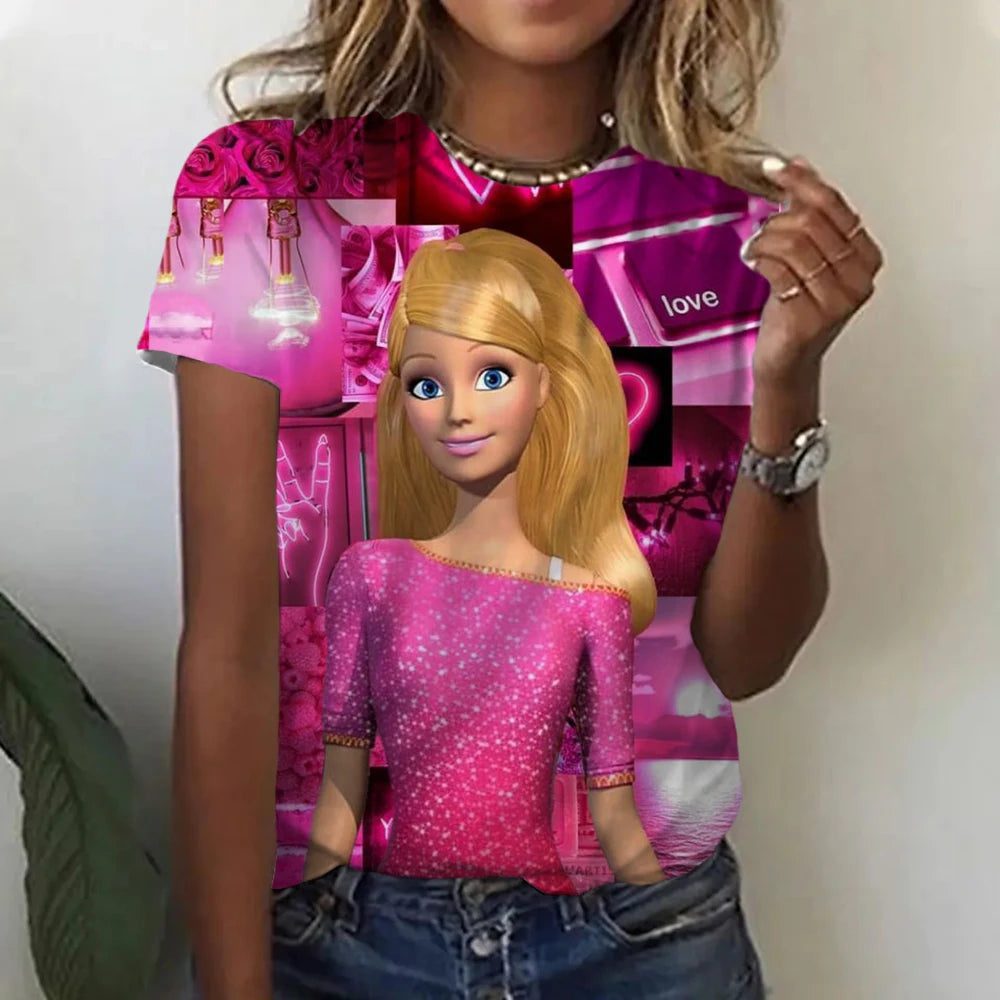 Casual Short-Sleeved Women's T-Shirt for 2024