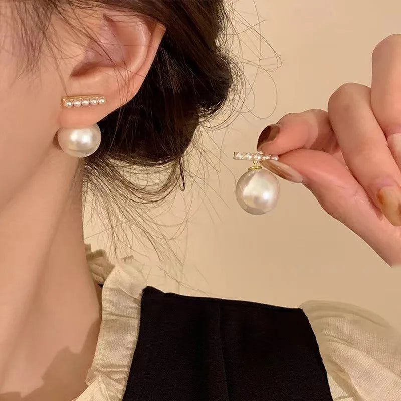 Elegant Pearl Drop Earrings for Women