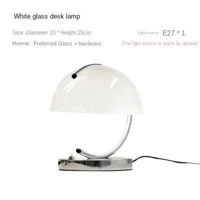 Modern Glass Small Table Lamp for Decor