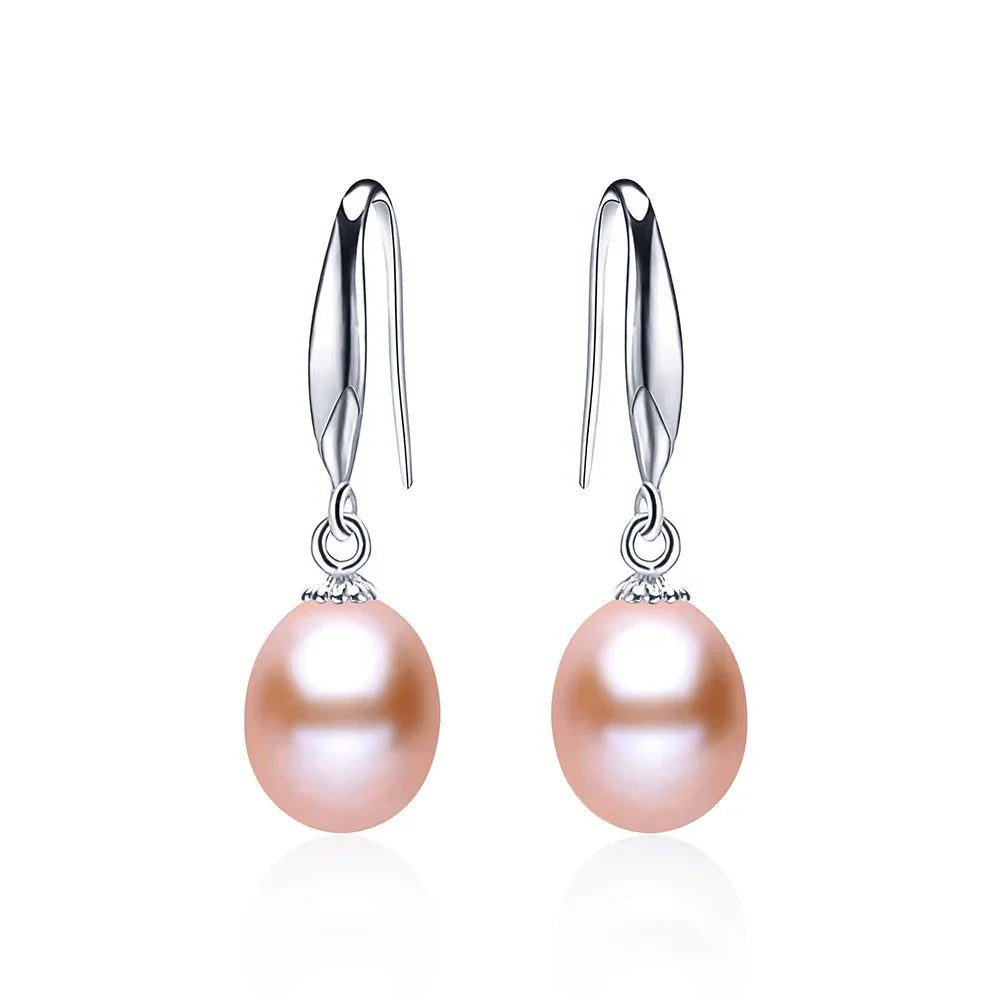 2024 Natural Pearl Drop Earrings for Weddings