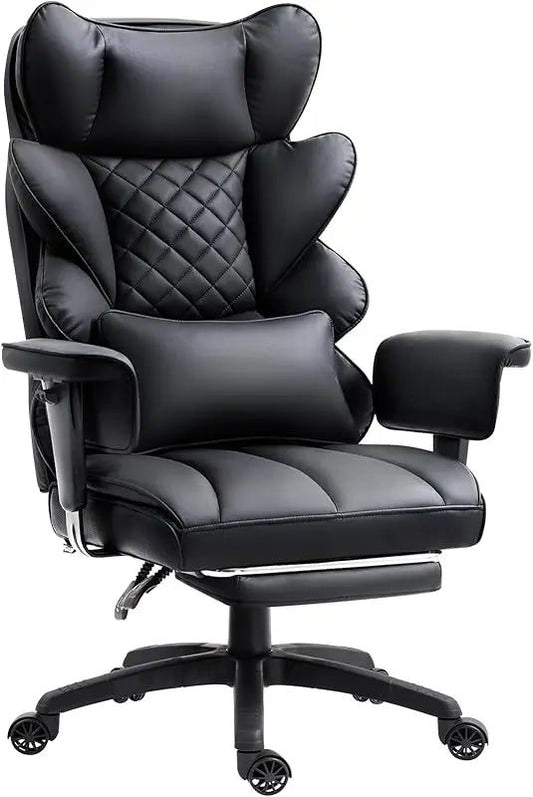 Ergonomic High Back Gaming Chair with Footrest