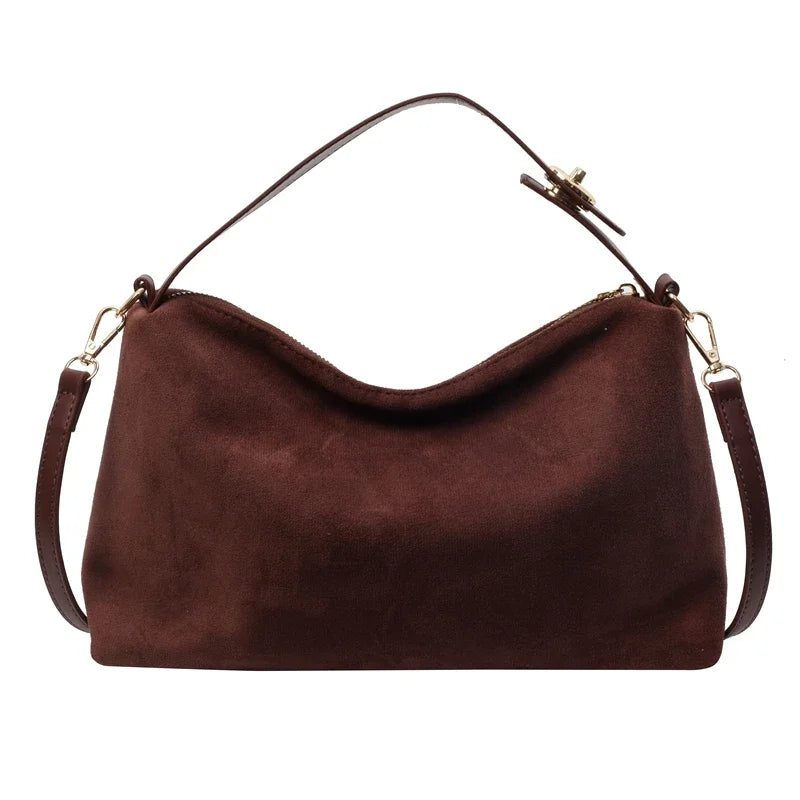 2024 Suede Large Capacity Women's Shoulder Bag