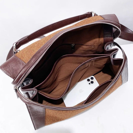 Luxury Faux Suede Tote Bags for Women