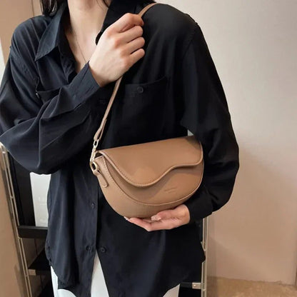 Vintage Small Leather Crossbody Bags for Women