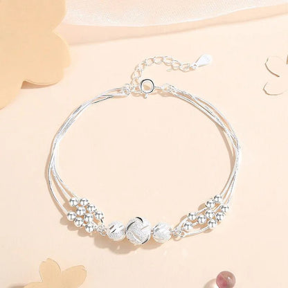 Luxury 925 Silver Pearl Bracelet for Women