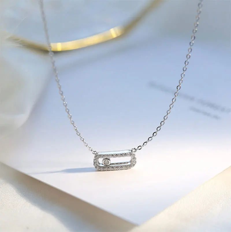 Elegant Gold Plated Crystal Bead Wedding Necklace