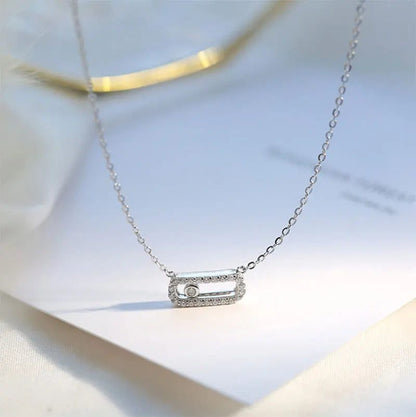 Elegant Gold Plated Crystal Bead Wedding Necklace