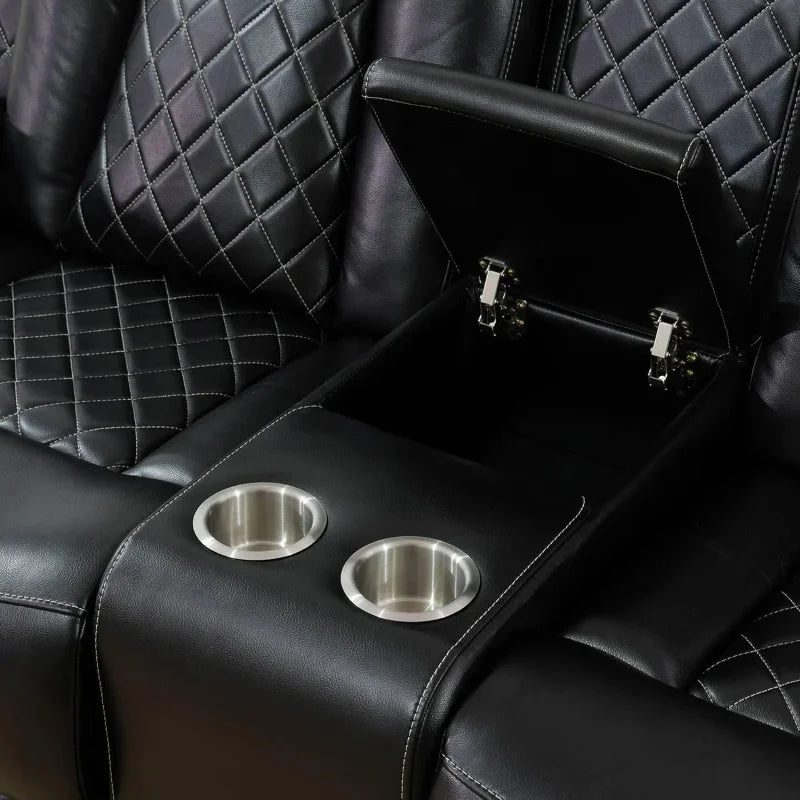 LED Recliner Sofa Set for Living Room