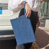 Blue Denim Clutch Bag for Women