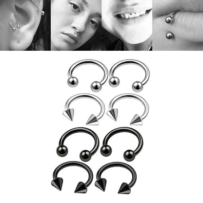 Stainless Steel Septum Rings for Body Jewelry
