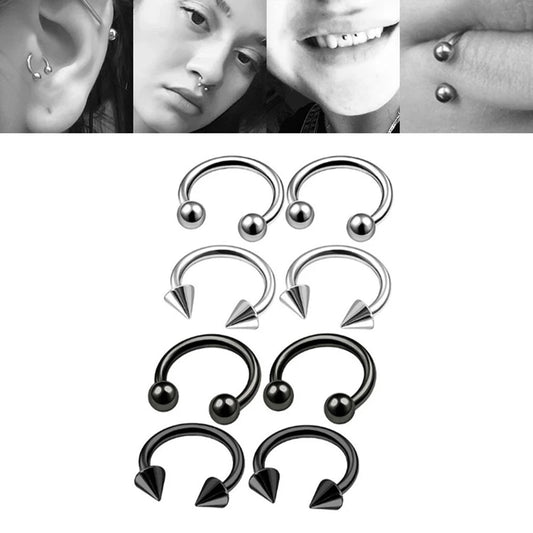 Stainless Steel Septum Rings for Body Jewelry