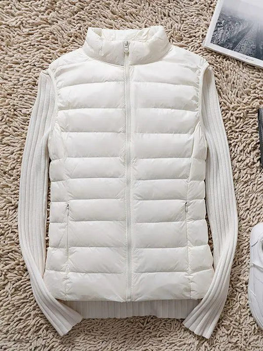 Women Lightweight Duck Down Puffer Vest
