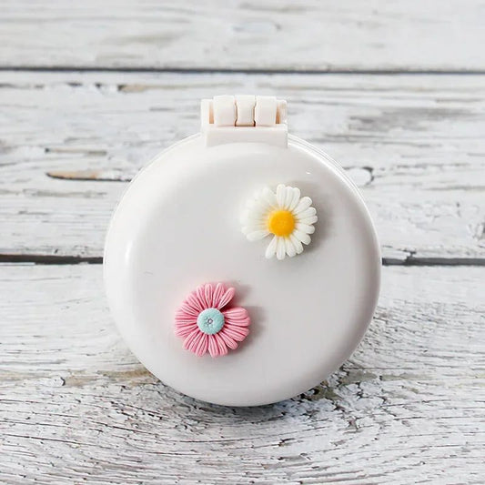 Compact Travel Hair Brush with Mirror