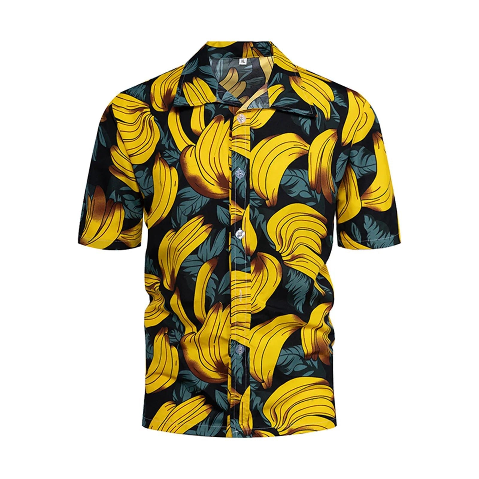 Men's Hawaiian Banana Fruit 3D Printed Shirt