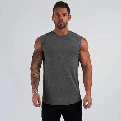 Men's Sleeveless Workout Tank Top for Bodybuilding