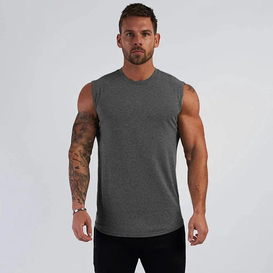 Men's Sleeveless Workout Tank Top for Bodybuilding