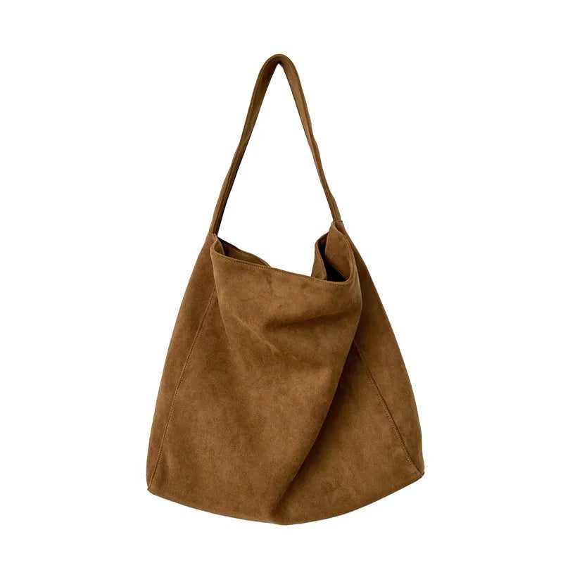 Large Suede Shoulder Bag for Women 2024