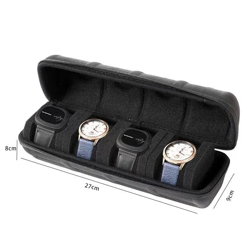 Portable Watch Box Organizer for Travel Storage