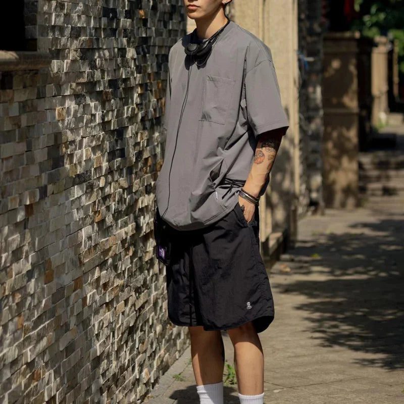 Men's Quick-Drying Multi-Pocket Casual T-Shirt