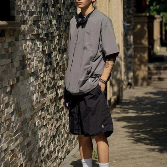 Men's Quick-Drying Multi-Pocket Casual T-Shirt