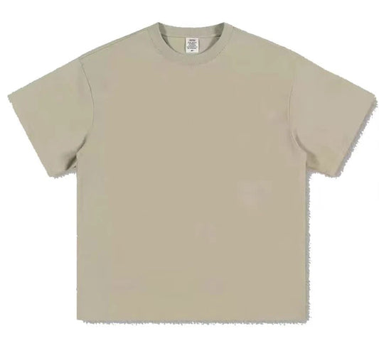 Heavy-Duty Cotton T-Shirt for Men, 500g