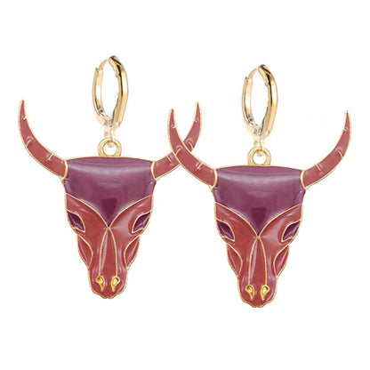 Trendy Western Cowboy Earrings for Beach Parties