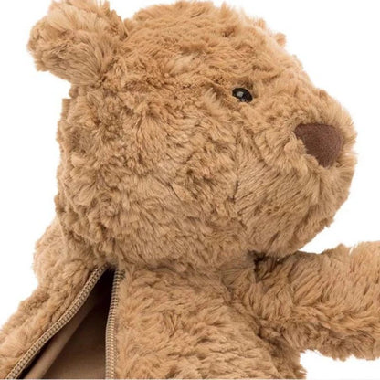 Luxury Plush Bear Crossbody Bag for Women