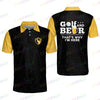Lightweight Men's Golf Polo Shirts for Beer