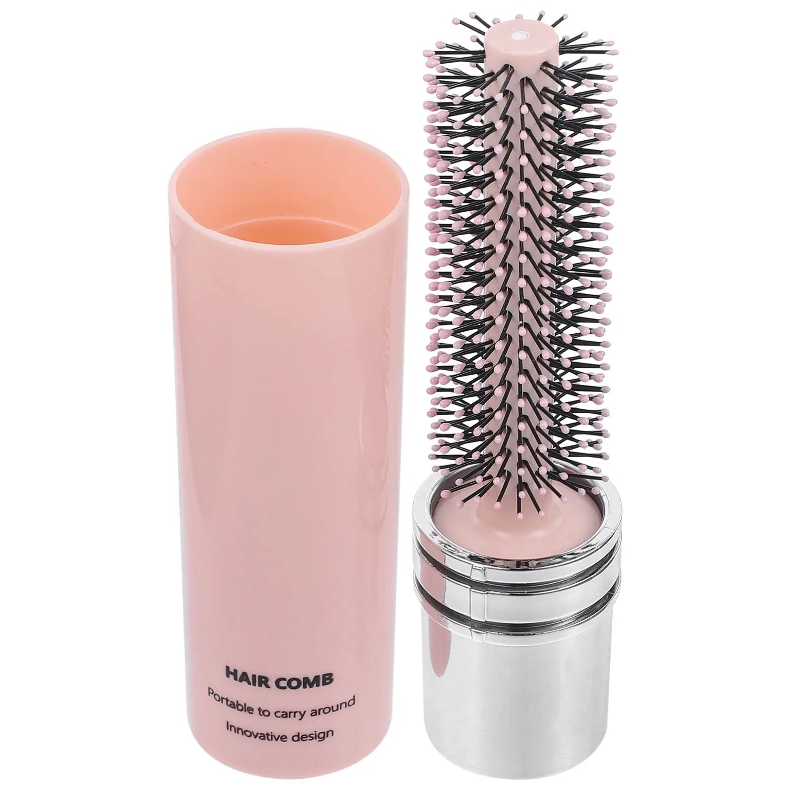Portable Round Hair Brush for Travel Styling