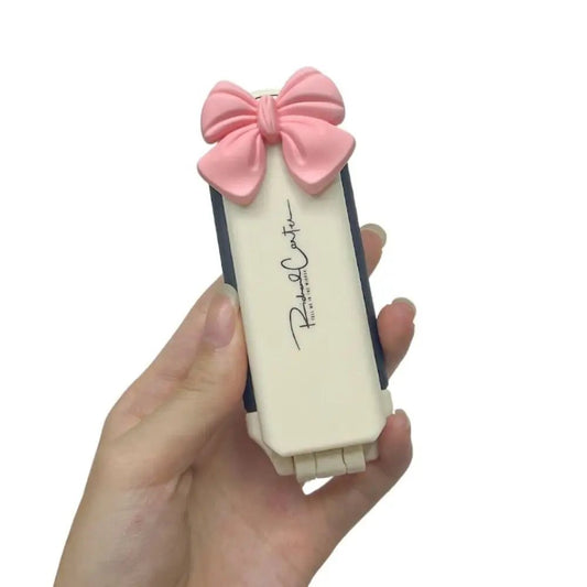 Portable Cartoon Hairbrush with Mirror for Travel