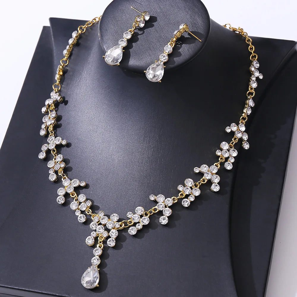 Luxury Crystal Tiara for Bridal Hair Jewelry