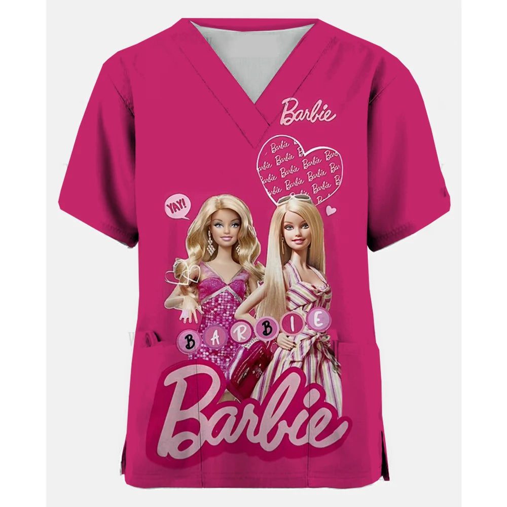 Cute Nurse Scrubs T-Shirt for Women