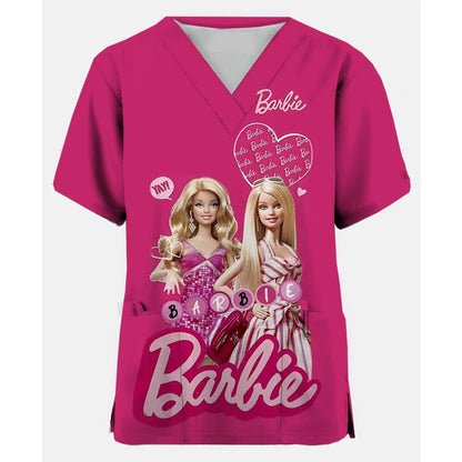 Cute Nurse Scrubs T-Shirt for Women