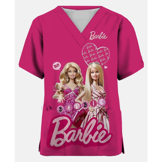 Cute Nurse Scrubs T-Shirt for Women