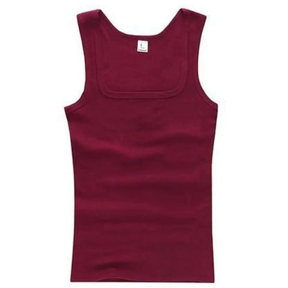 Men's Ribbed Tank Top for Summer Fitness