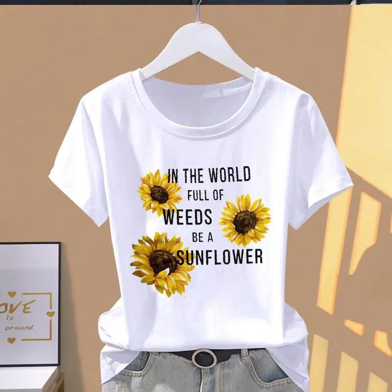 Floral Print Oversized T-Shirt for Women