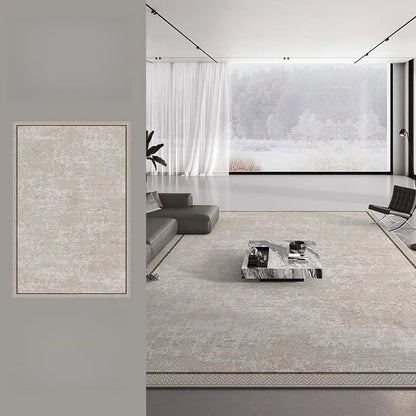 High-End Waterproof Stripe Rug for Living Room