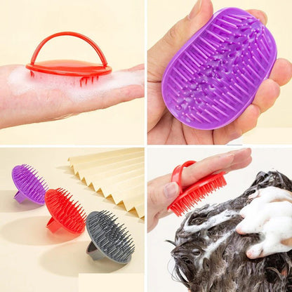 Soft Silicone Scalp Massager Brush for All Hair