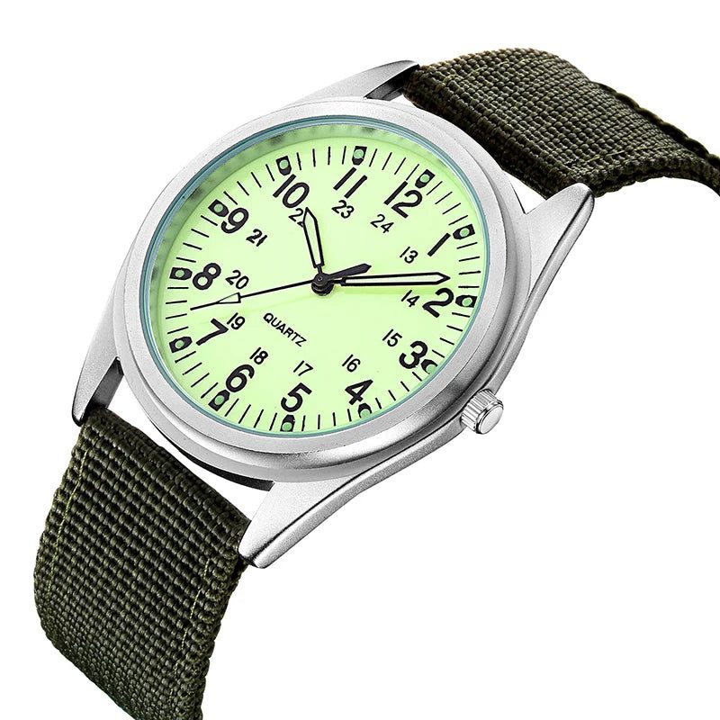 Unisex Luminous Dial Military Sports Quartz Watch
