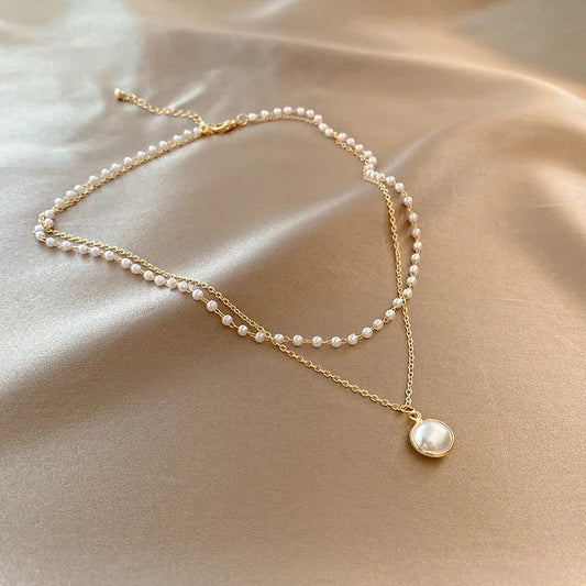 2024 Women's Pearl Choker Necklace Fashion Jewelry