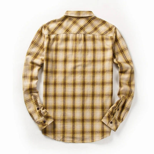 2024 Men's Casual Plaid Flannel Shirt