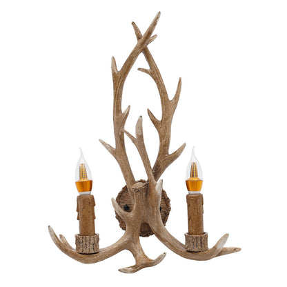Vintage Antler Wall Lamp for Rustic Decor